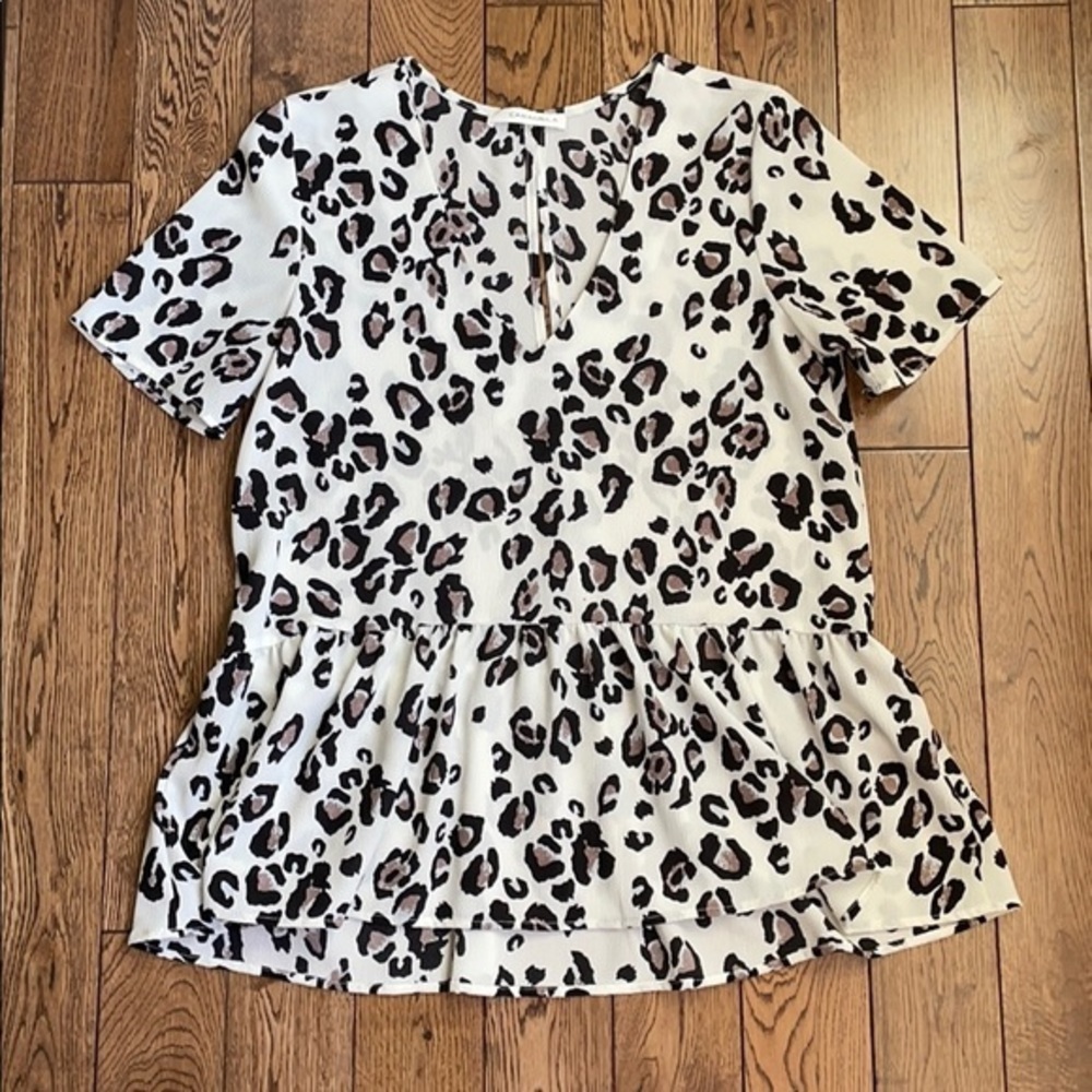 Caramela Leopard Print Blouse